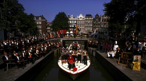 Prinsengracht Canal, Amsterdam. 1969